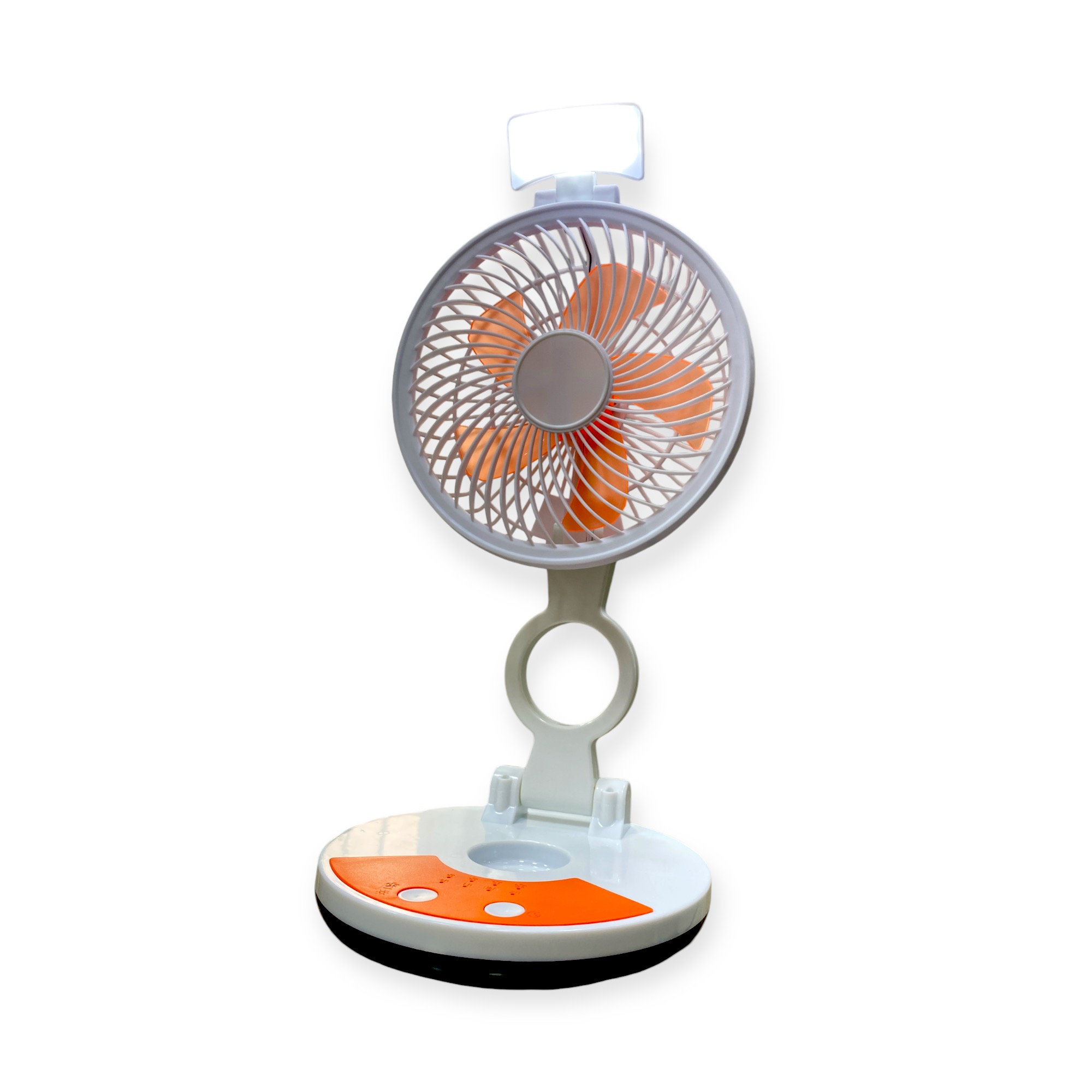 Ventilador Portatil Plegable Con Luz Y Temporizador