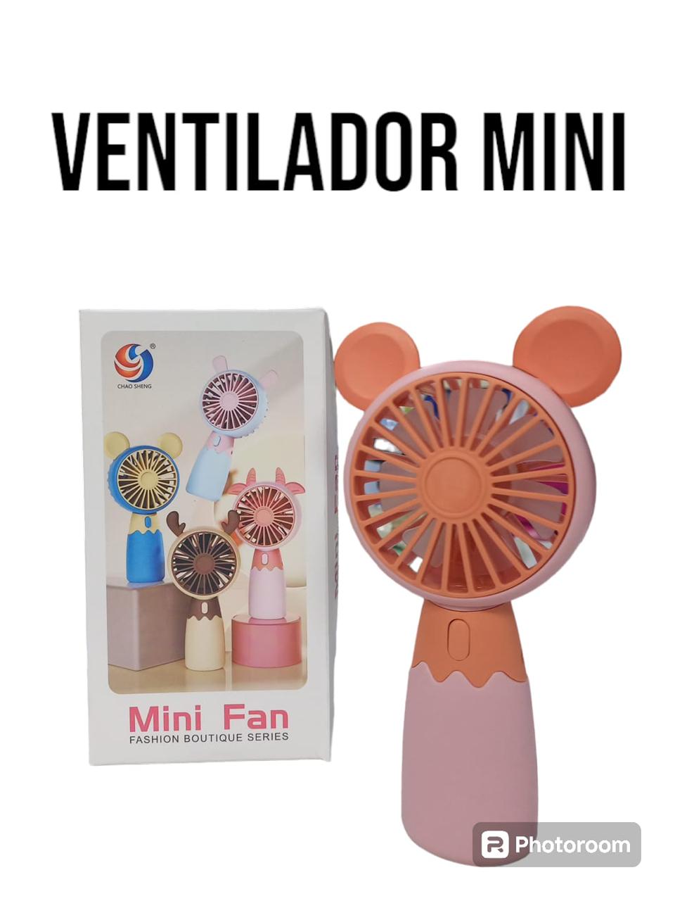 Pequeño Ventilador Lindo Portatil orejas redondas