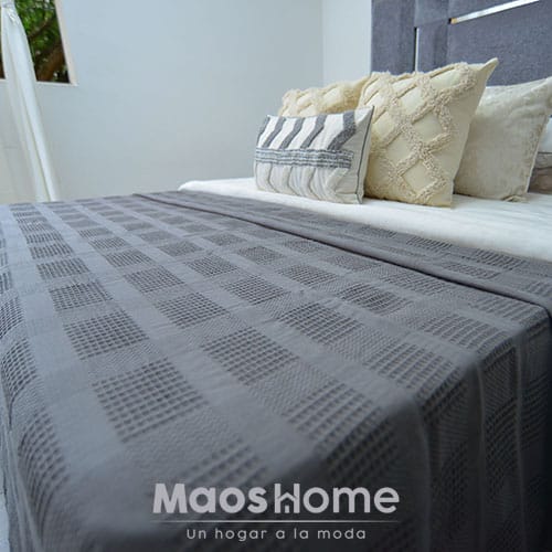 SOBRECAMA ELEGANT GRIS MOVE 1.50 X 2.00 MTS  APROX