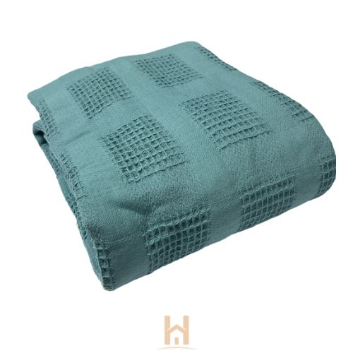 SOBRECAMA ELEGANT VERDE PETROLEO 1.50 X 2.00 MTS APROX
