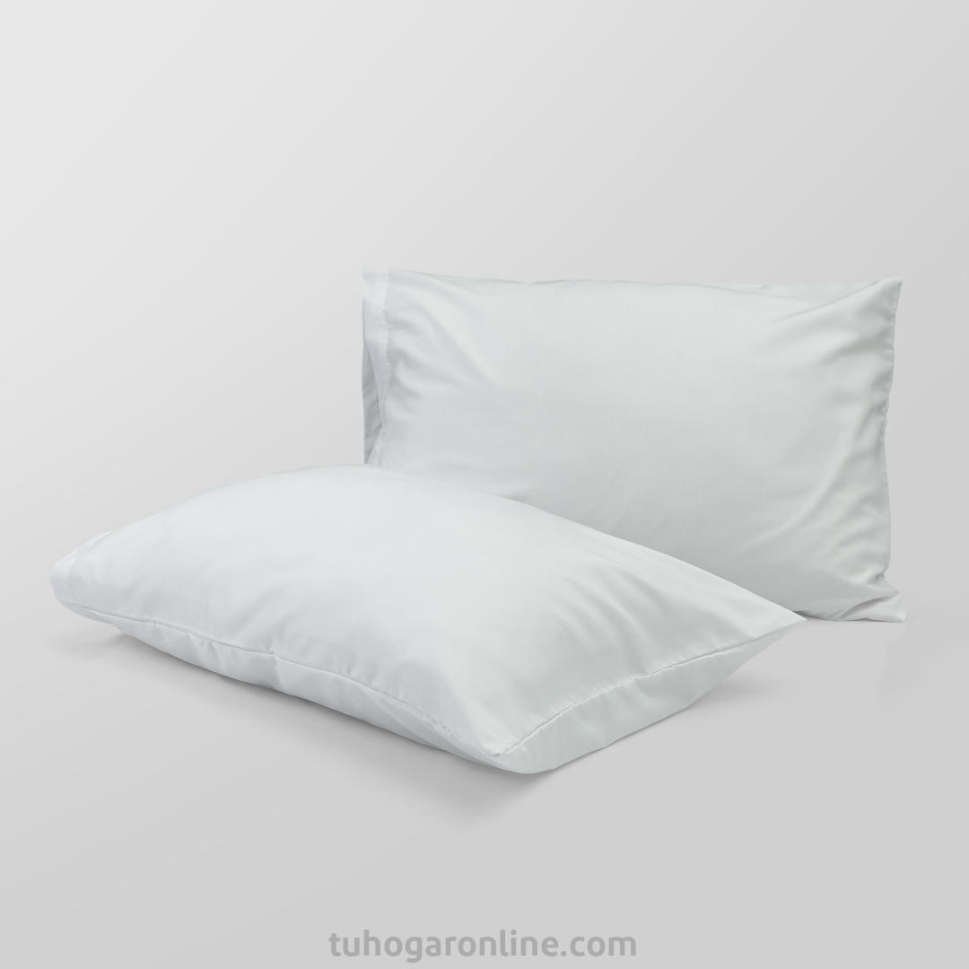 FUNDAS BLANCAS 50X70 PARA ALMOHADA 180 HILOS