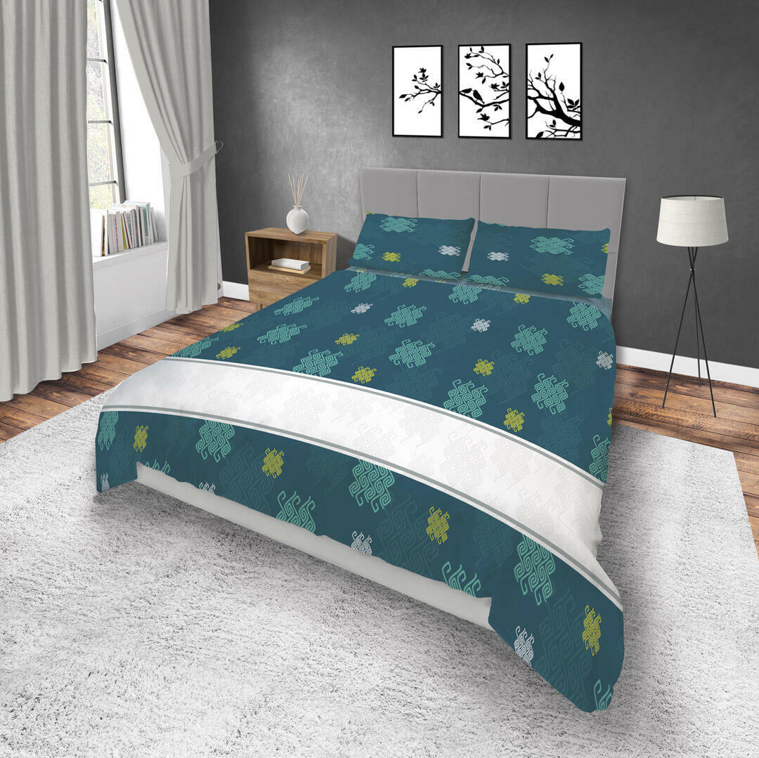 44JUEGOS DE SÁBANAS MICROFIBRA FIGURAS AMARILLAS Y FRANJA BLANCA