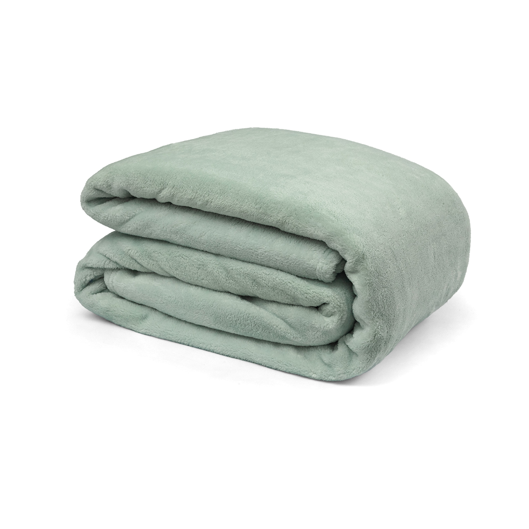 44Cobija Piel De Durazno Verde Menta