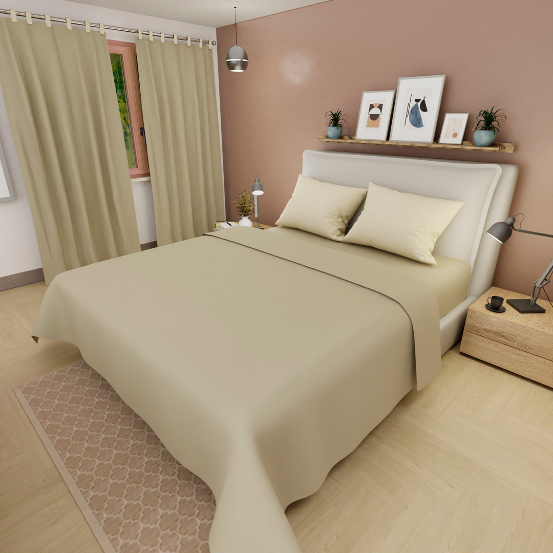 44Juegos De Sabanas Unicolor My House Amarillo Confortable