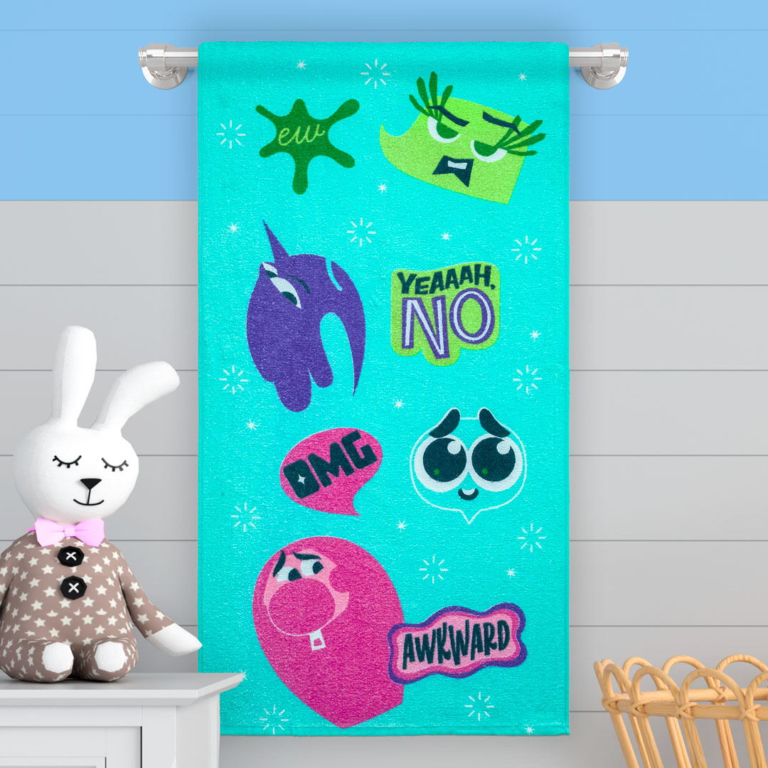 44Toalla Infantil 320 Gramos Intensamente Sentimientos al Límite