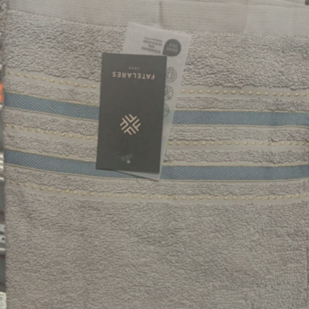 44Toalla 70x140 Arrecife Gris