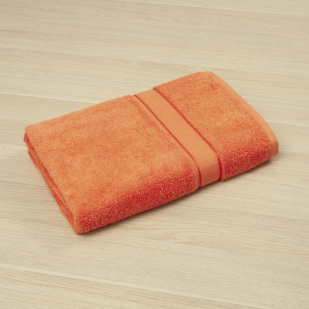 44Toalla Premium Naranja 550 Gr 70X140 Absorbente