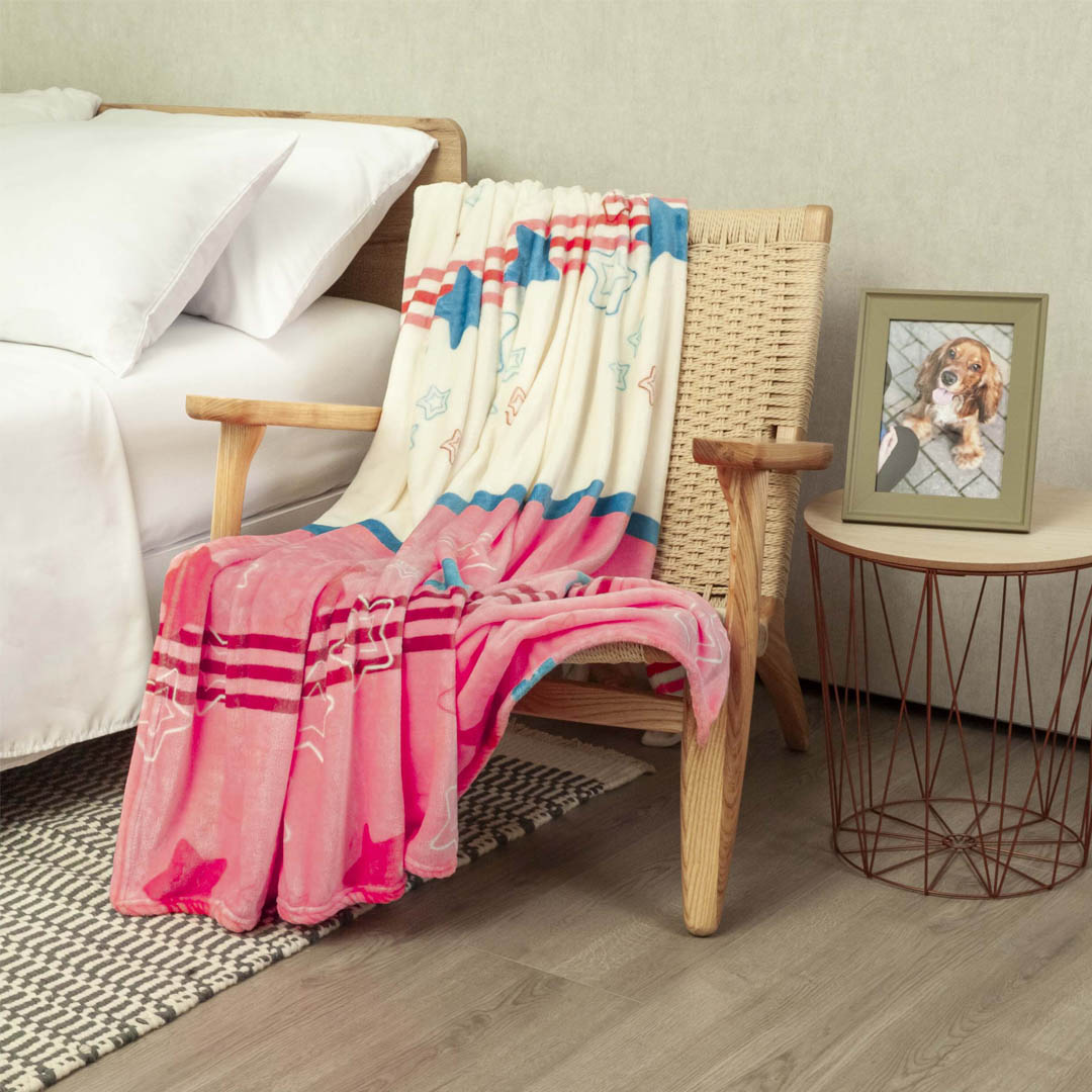 44Cobija Piel De Durazno Ruta de Estrellas