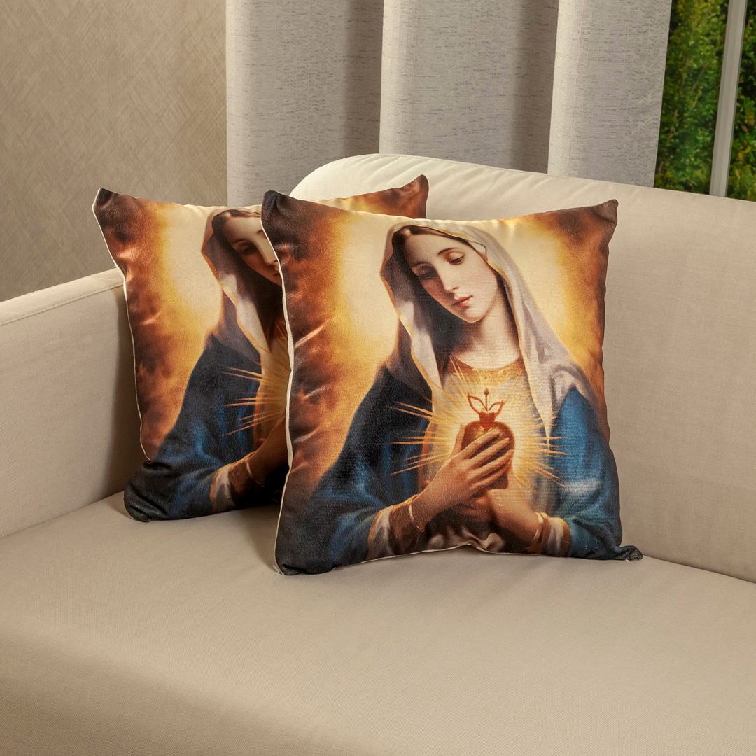 44Cojines Jardín del Edén  Virgen