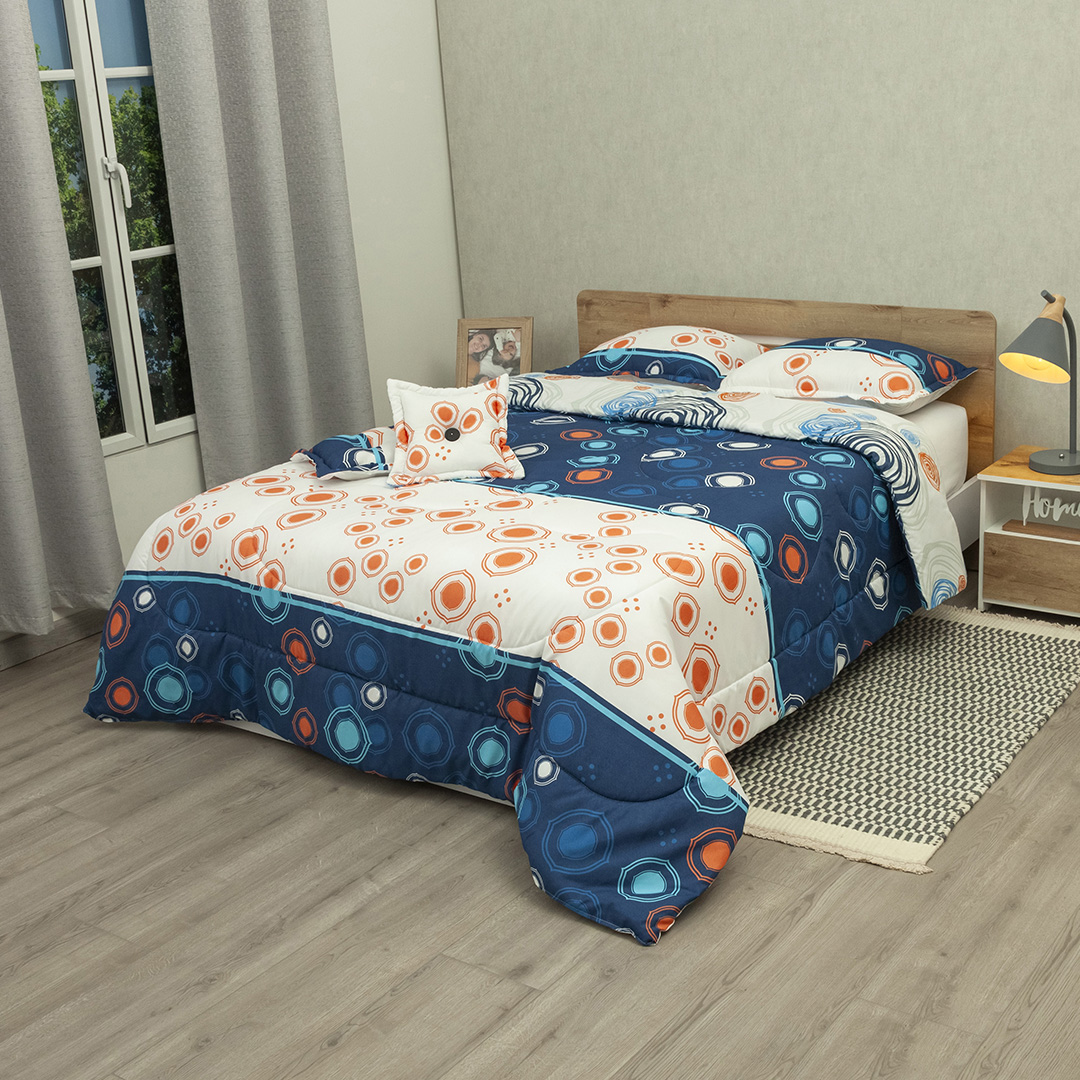 44Cubrelecho Super Acolchado Órbita Nocturna