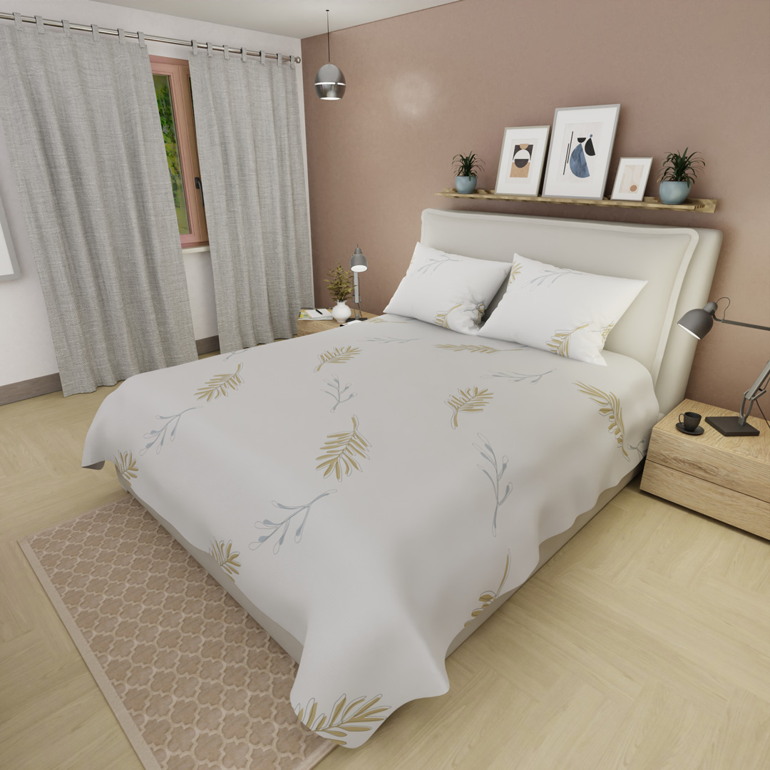 44Juego de Sábanas de 250 Hilos Esencia de Trigo