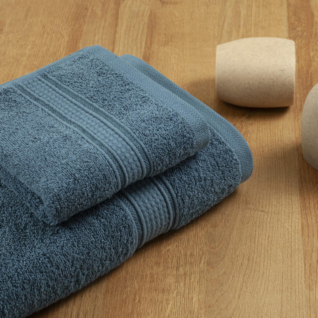 44Toalla Senda 550g Azul Hierro