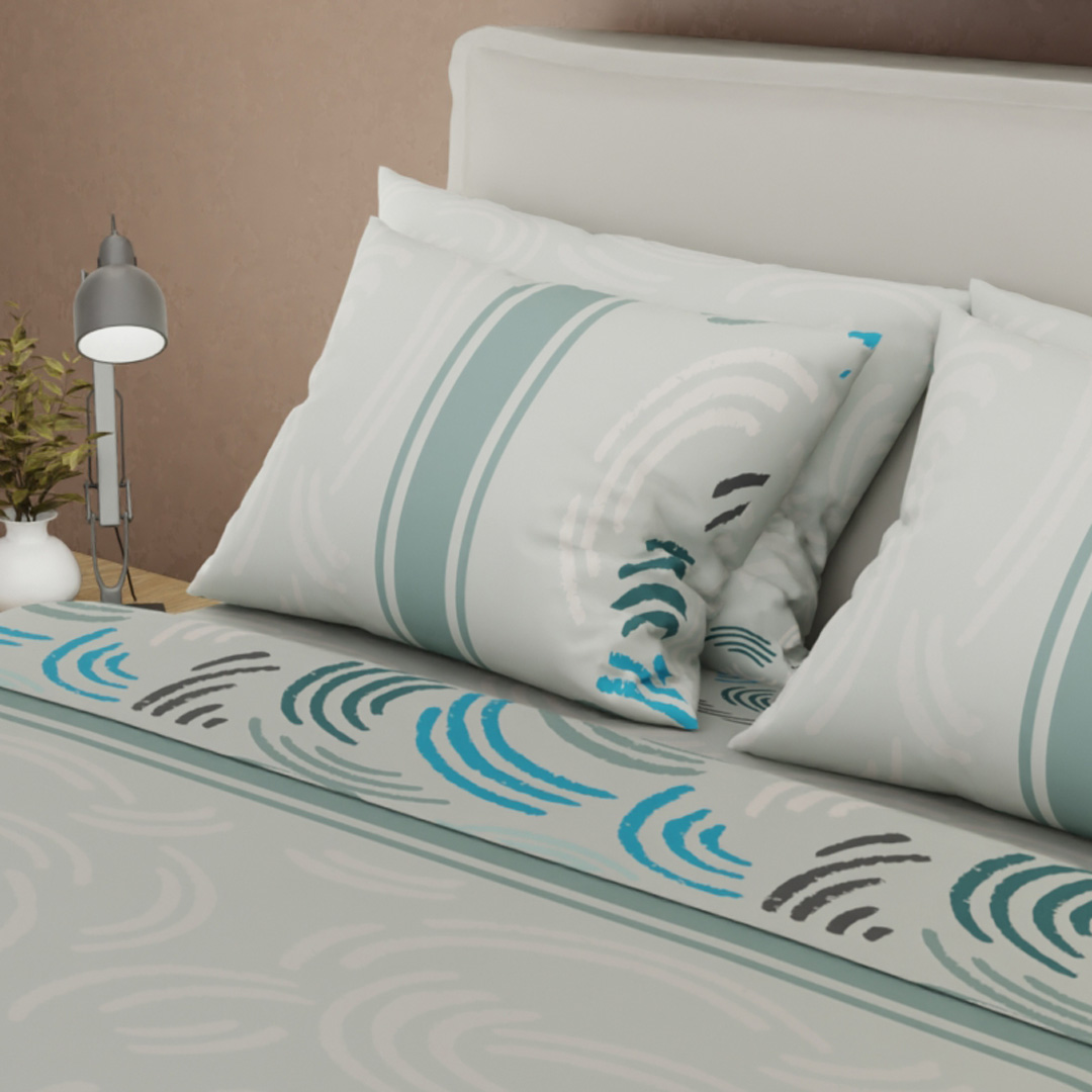 44Juego De Sabanas Style 4 Fundas Ocean Chic