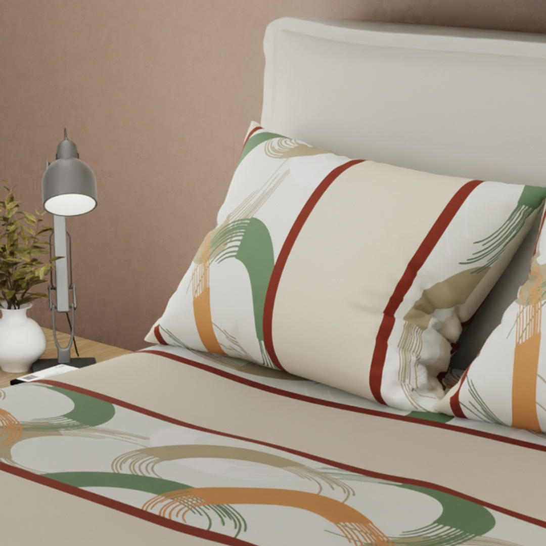 44Juego De Sábanas 180 Hilos Susurro De Calma