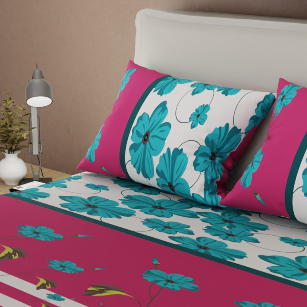 44Sábana Ajustable Encanto Floral