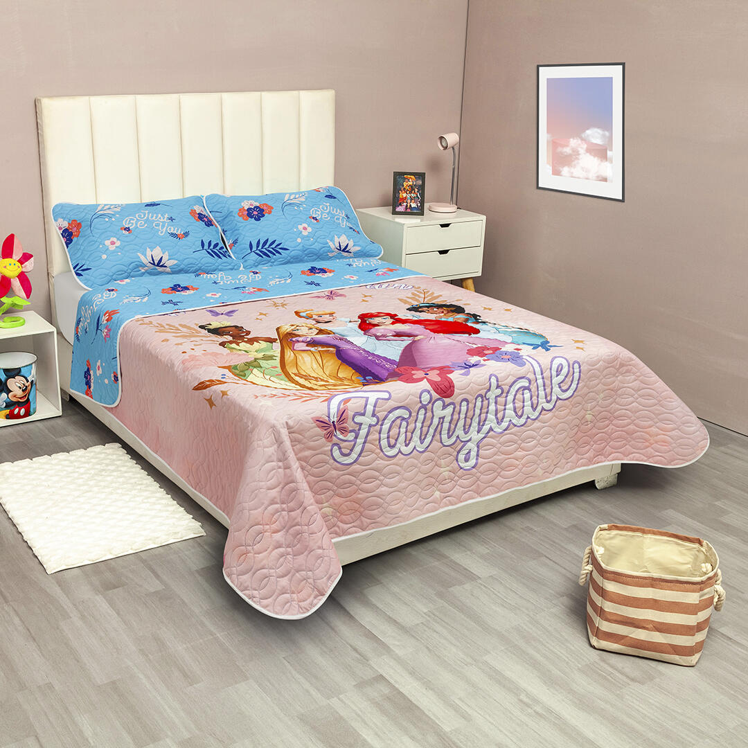 44Cubrelecho Termosellado Disney Core Princesa