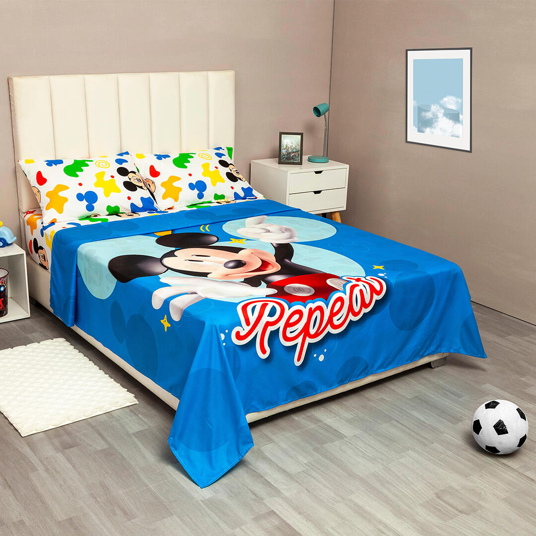 44JUEGO DE SABANAS CORE DISNEY MICKEY JR