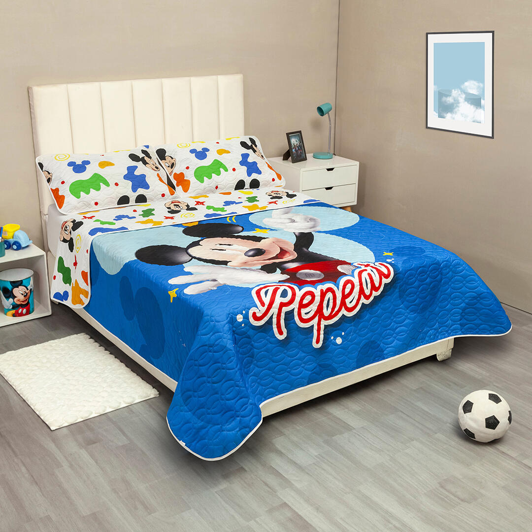 44Cubrelecho Termosellado Disney Core Mickey JR