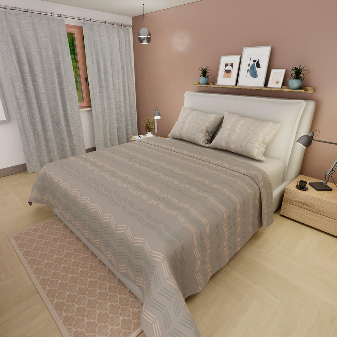 44Juegos De Sabanas Tendenza Ajustable Beige Sobresabana Palo De Rosa Neutro Patron Confortable