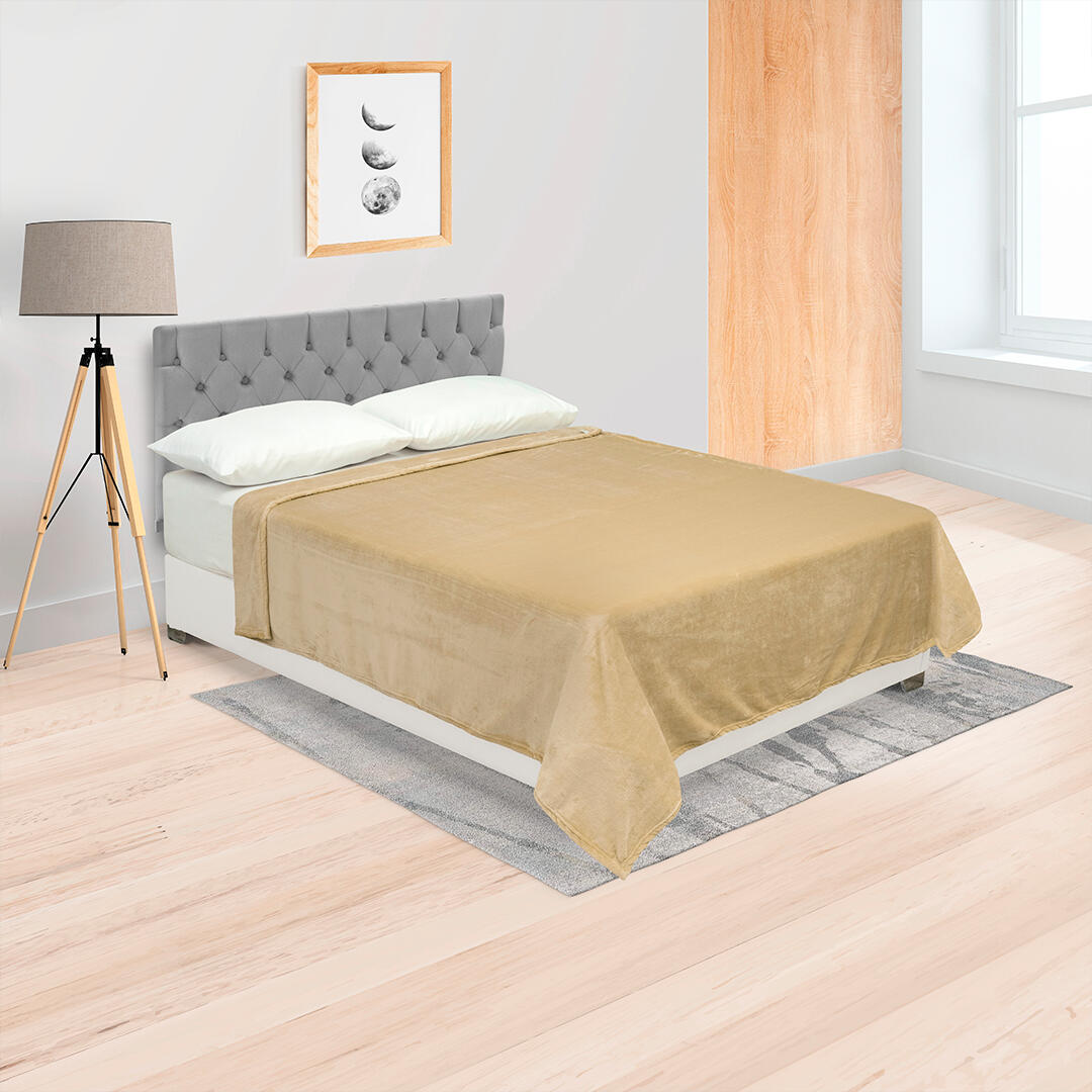 44COBIJA PIEL DE DURAZNO SOLO FONDO  DORADO 