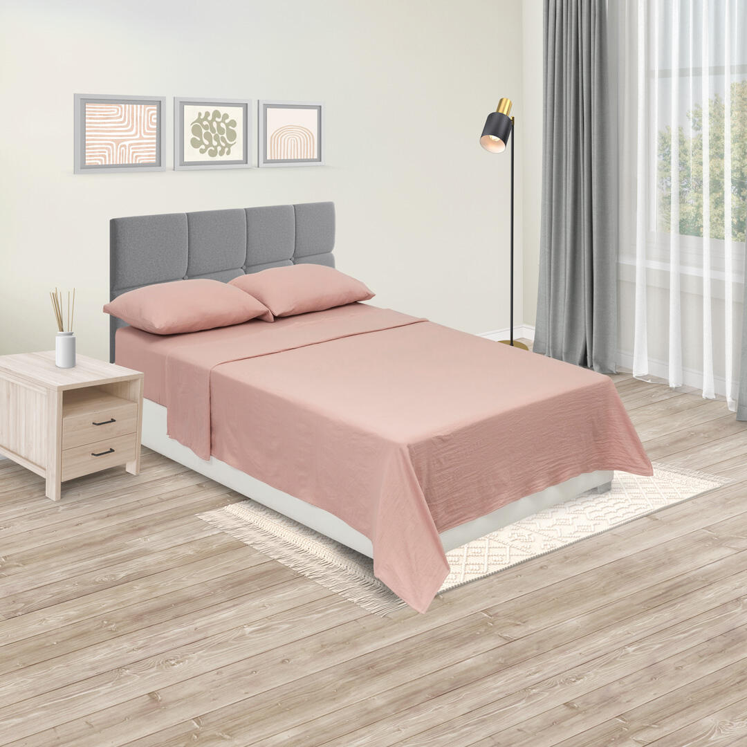44 JUEGO DE SABANAS COTTON SENSE PALO DE ROSA