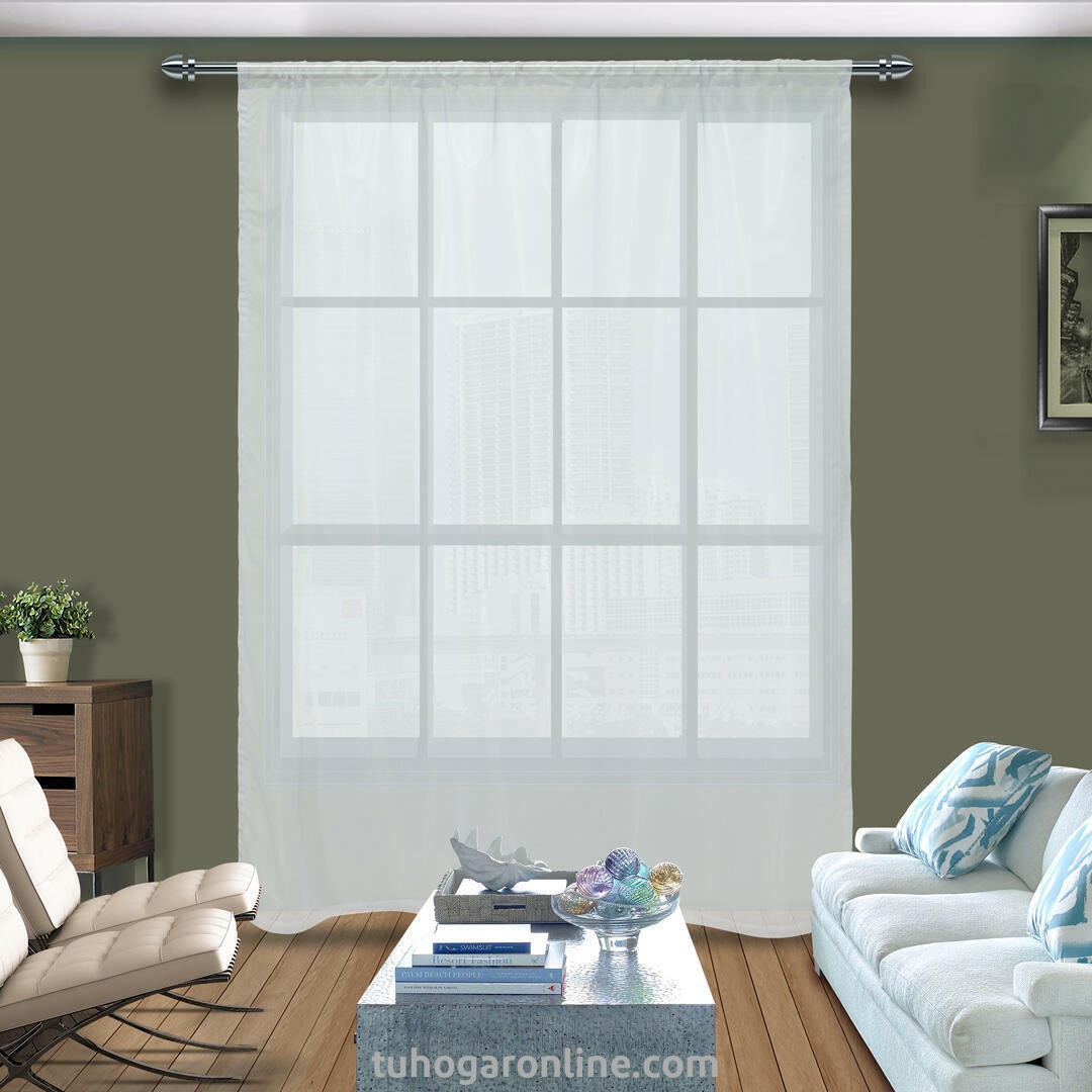 44VELO CORTINA 135 X 220 BLANCO