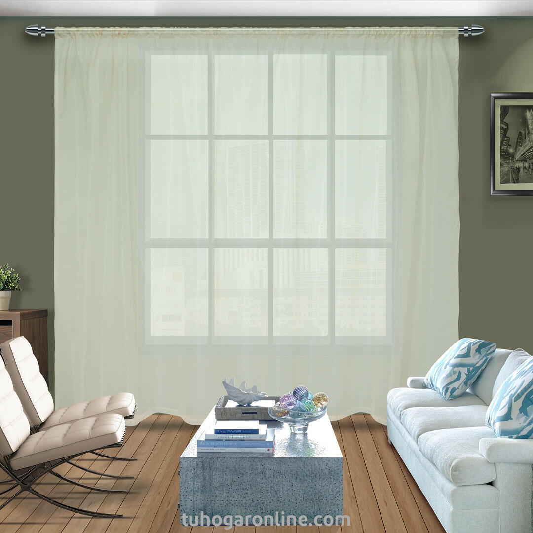 44VELO CORTINA 280 X 220 BEIGE