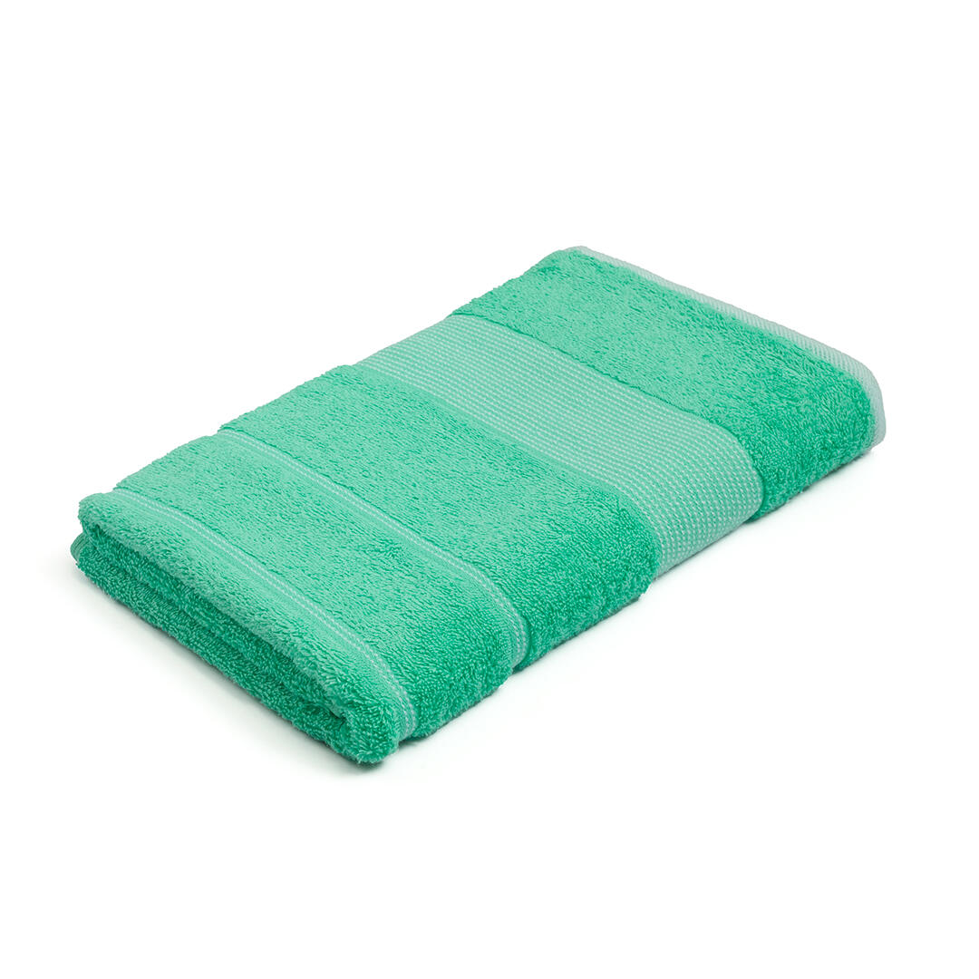 44 Toalla Horizonte 450g Verde Aguamarina