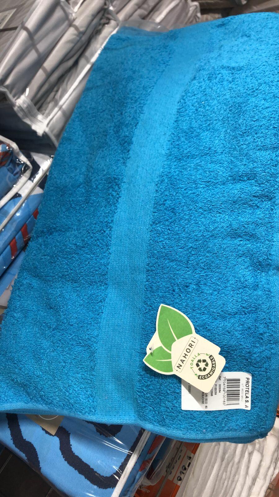 44TOALLA 60*120 CARIBANA / NAHORI AZUL CELESTE