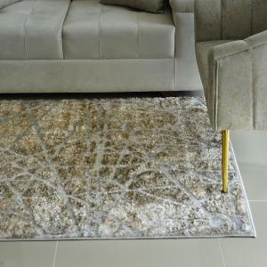44Alfombra Kabul 120X170 tipo turca Dorada Beige Cruzada