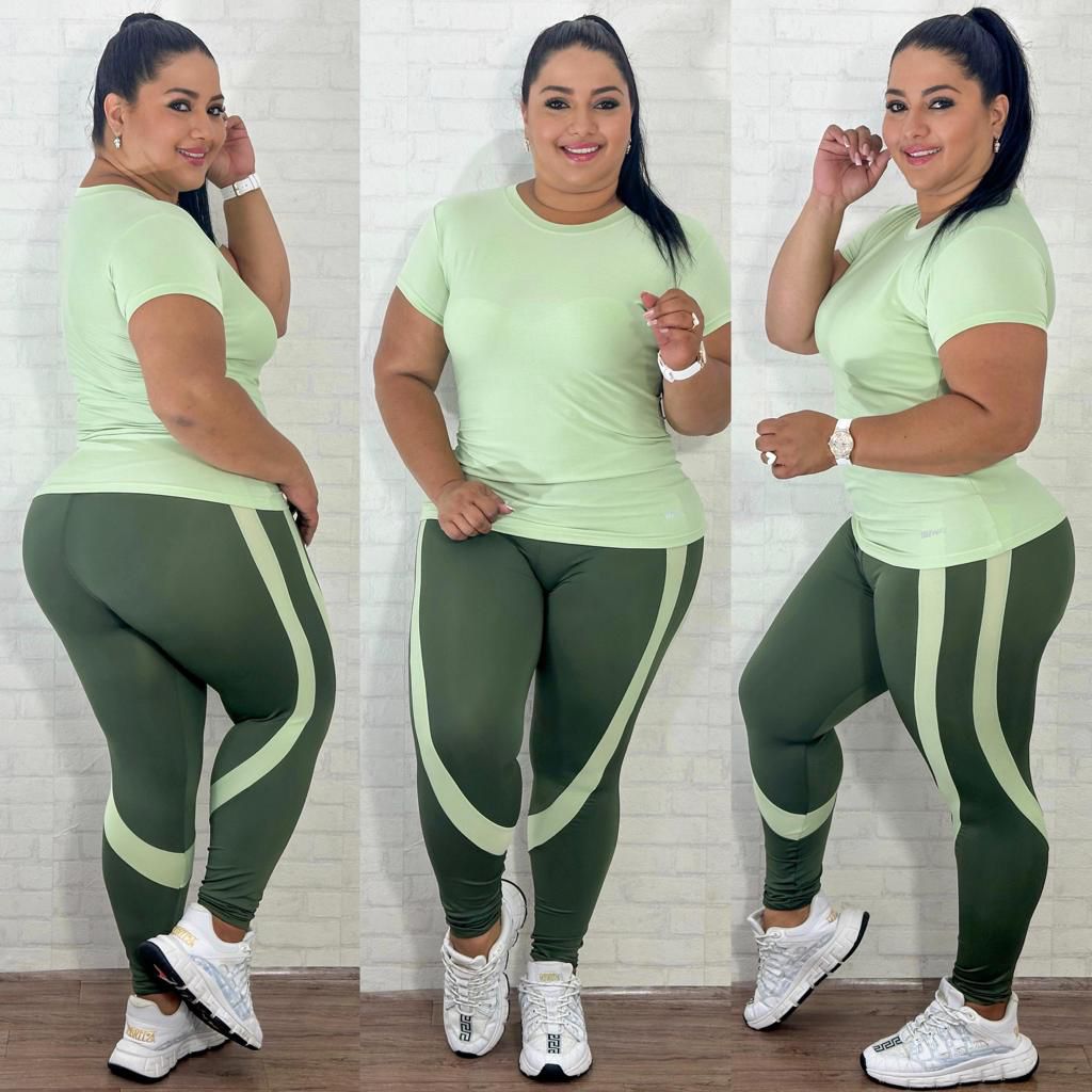 44CONJUNTO TALLA PLUS 2 PIEZAS LARGO 2E-001